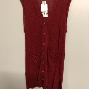 Zara Midi Length Vest